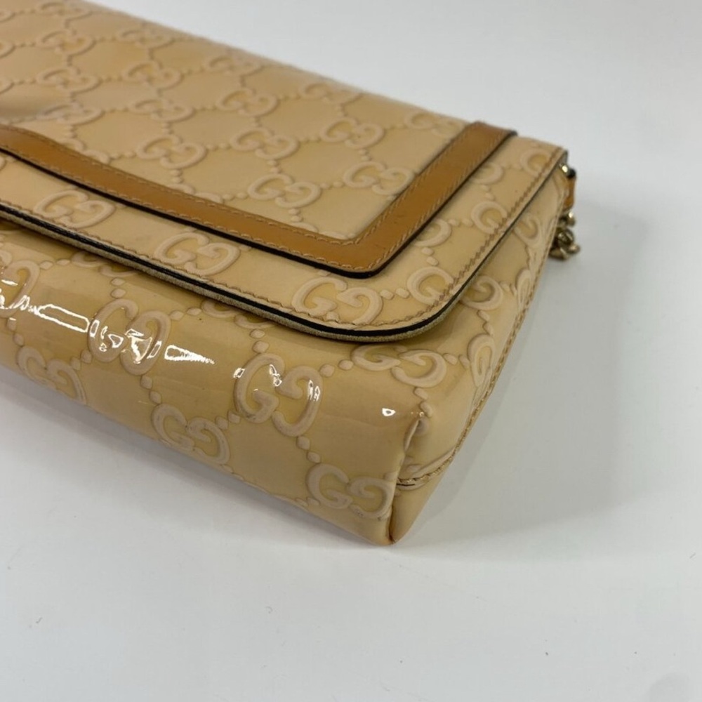 Gucci Patent Beige Shoulder Bag - Picture 13 of 16